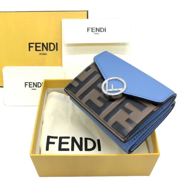 フェンディ 三つ折りミニ財布 F is フェンディ 8M0395 A659 F15S2